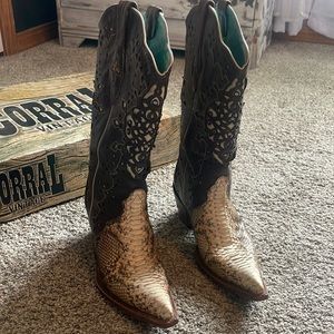 Corral Snake Skin Boots